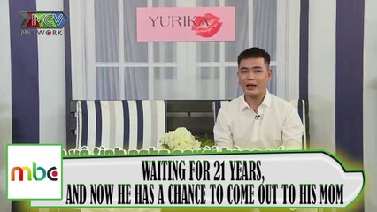 WAITING FOR 21 YEARS, AND NOW HE HAS A CHANCE TO COME OUT TO HIS MOM