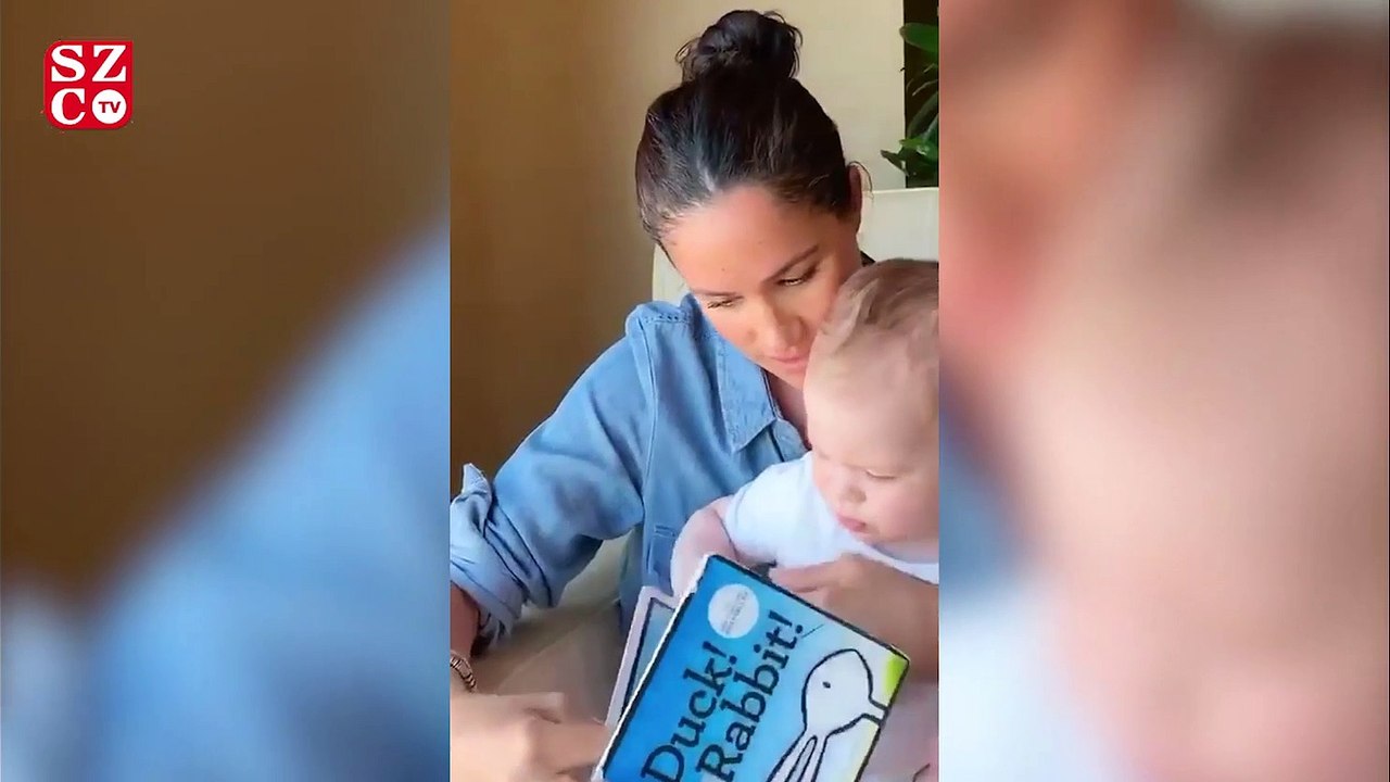 Bugün 1 yaşına giren Prens Harry ve Meghan Markle'ın oğulları Archie'den doğum gününe özel ilk video