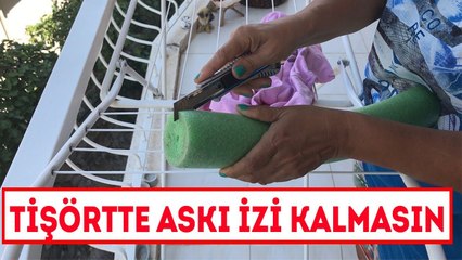 Tişörtte Askı İzi Kalmasın / Do not Leave Trail Track on T-Shirt