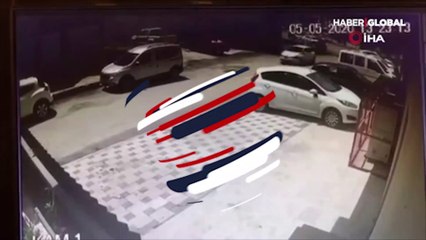 Fren ile gazı karıştırdı duvara böyle çarptı