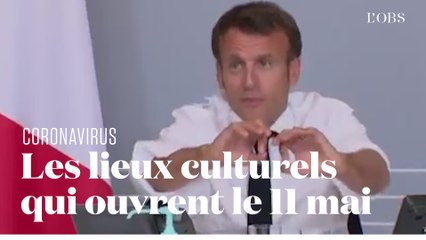 Emmanuel Macron avance la liste des lieux culturels qui devront rouvrir le 11 mai