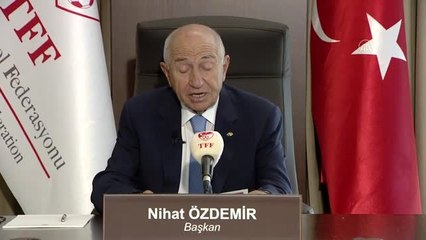 TFF Başkanı Özdemir: Kupaları sahada vereceğiz