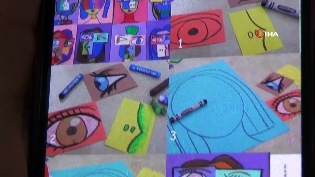 Koronavirüs sanata engel olamadı, uzaktan derslerle online sergi açtı