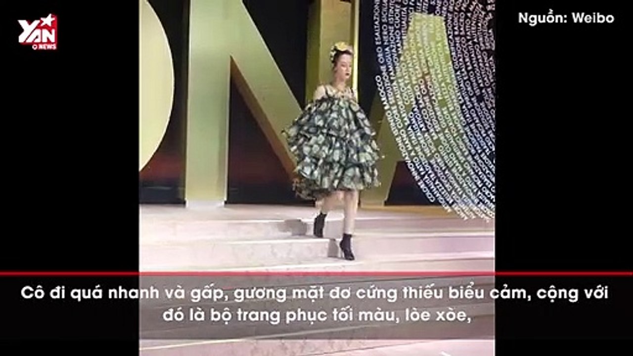 Đi catwalk hùng hổ như muốn “đánh ghen”, Địch Lệ Nhiệt Ba bị chê tới tấp tại MFW 2019