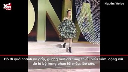 Đi catwalk hùng hổ như muốn “đánh ghen”, Địch Lệ Nhiệt Ba bị chê tới tấp tại MFW 2019