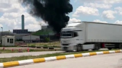 Kahramankazan'da fabrika yangını