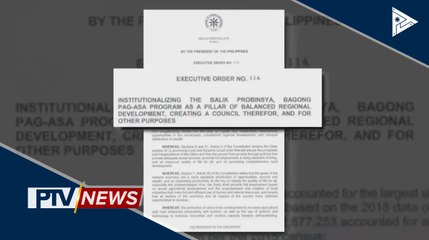 EO na magtatatag sa Balik Probinsya, Bagong Pag-asa program, pirmado na