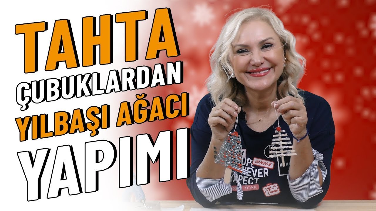 Tahta Çubuklarından Yılbaşı Ağacı Yapımı .  - HandCraft TV