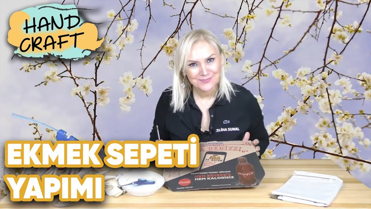 Ekmek Sepeti Yapımı - How To Make Bread Basket? | Handcraft TV Zeliha Sunal