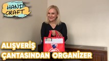 Alışveriş Çantasından Organizer Yapımı | How to make bag organizer? | Handcraft TV Zeliha Sunal