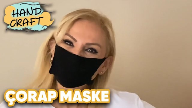 Çoraptan Maske Yapımı | How To Make Mask with Socks? - Handcraft TV Zeliha Sunal