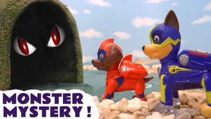 Paw Patrol Mighty Pups Spooky Challenge Ghost Rescue with Funny Funlings in this Family Friendly Full Episode English Story for Kids from Family Channel Toy Trains 4U