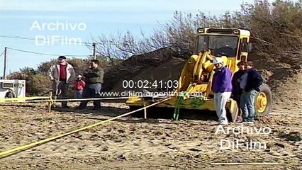 Submarine fiber optic cable landing in Argentina 2000
