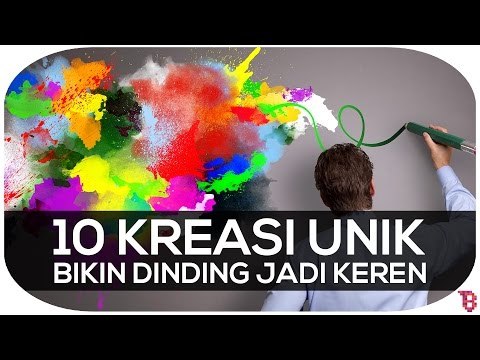 10 Kreasi Unik Bikin Dinding Jadi Keren