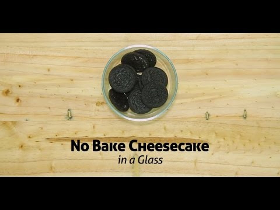 Brilio Masak - No Bake Cheesecake in a Glass