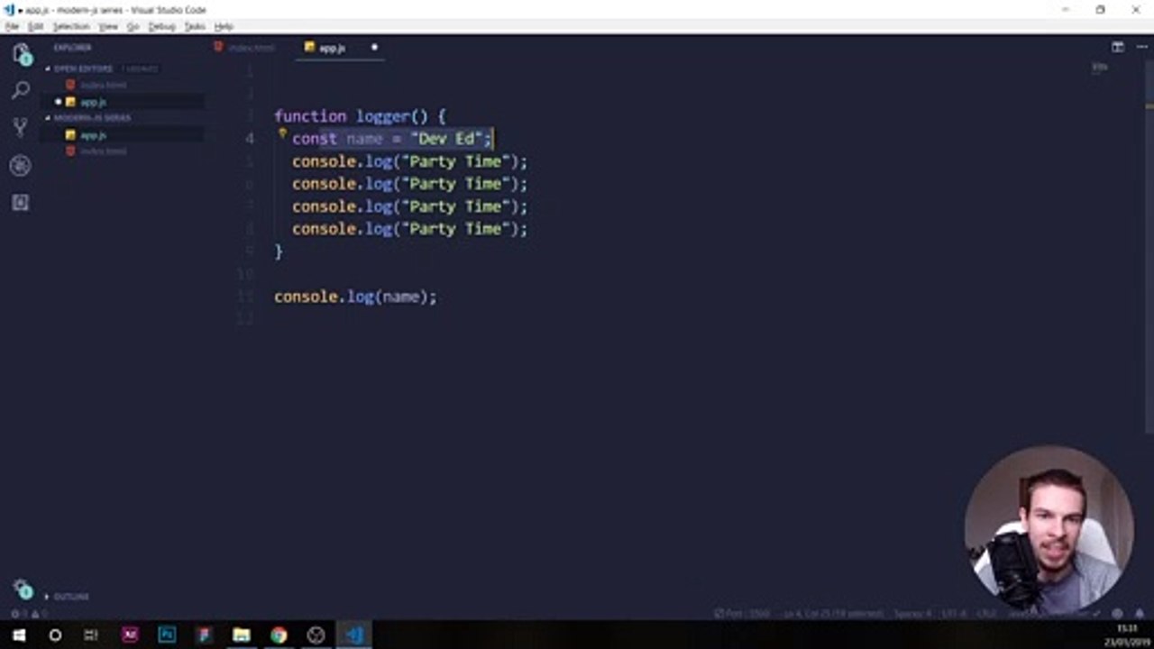 Javascript Functions and Parameters