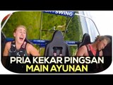 Pria Kekar Pingsan Main Ayunan