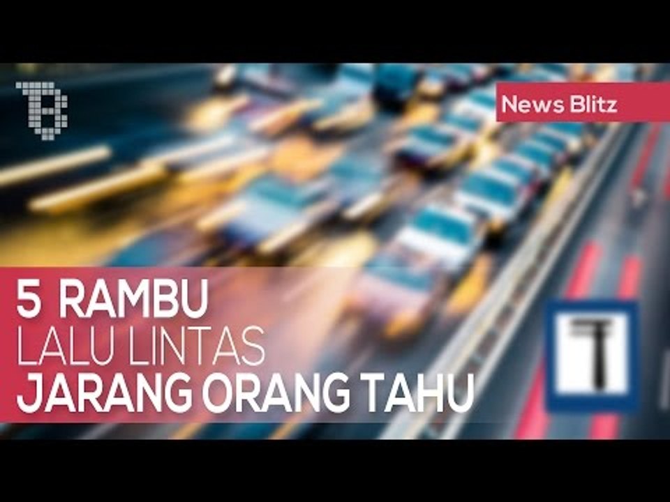 5 Rambu Lalu Lintas Jarang Orang Tahu