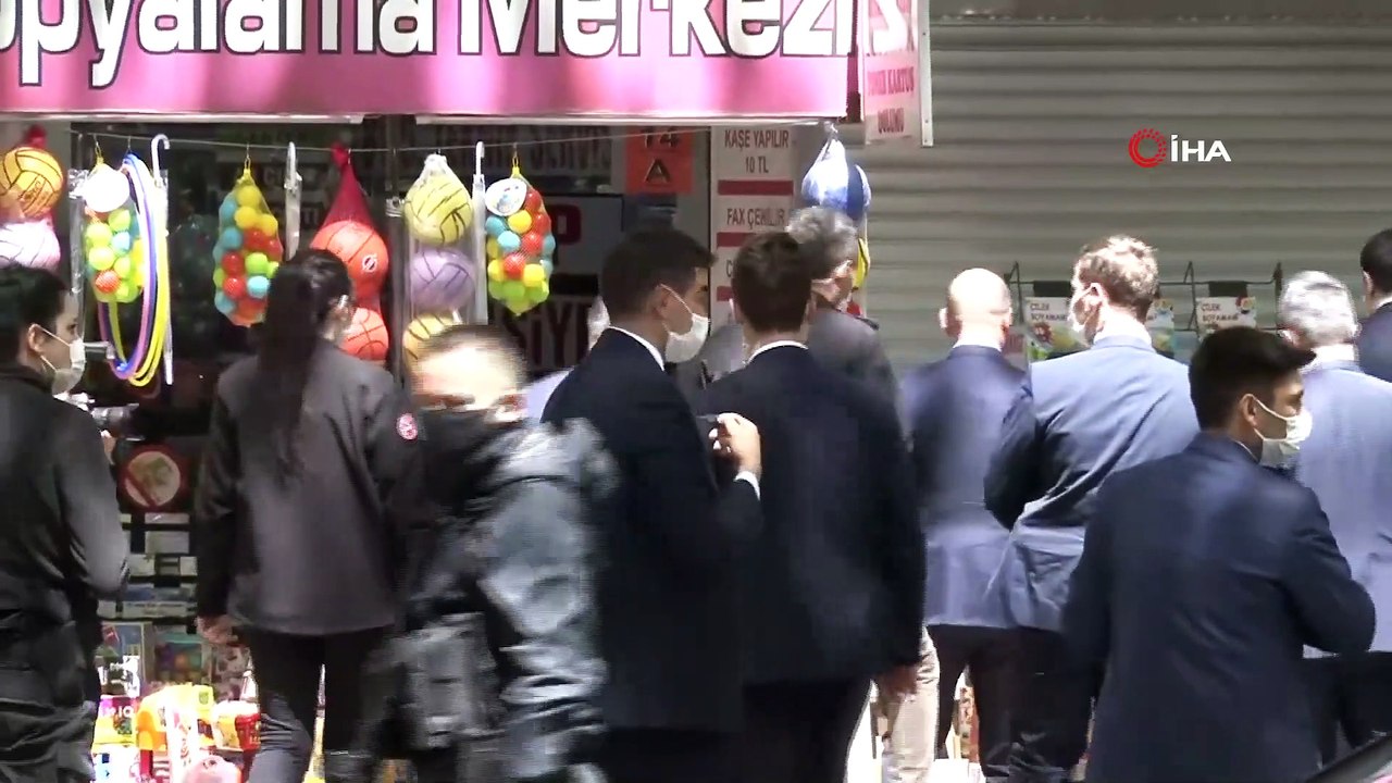 Bakan Soylu'nun Çankaya Vefa Sosyal Destek Grubuna Ziyareti