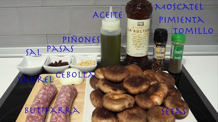 Receta fácil y sana: butifarra con setas