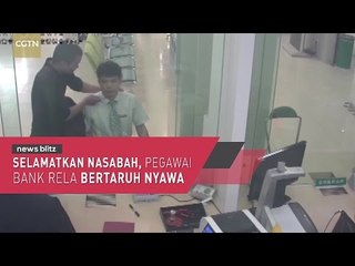 Selamatkan Nasabah, Pegawai Bank Rela Bertaruh Nyawa