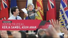 Justin Trudeau, Kerja Sambil Asuh Anak
