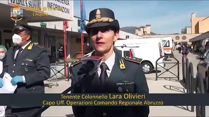 L’Aquila - Dalla Guardia di Finanza mascherine a pazienti Sla (06.05.20)
