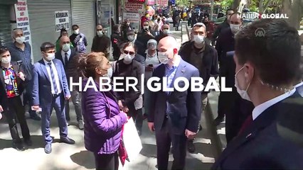 Bakan Soylu'dan Vefa Sosyal Destek Koordinasyon Merkezi'ne ziyaret