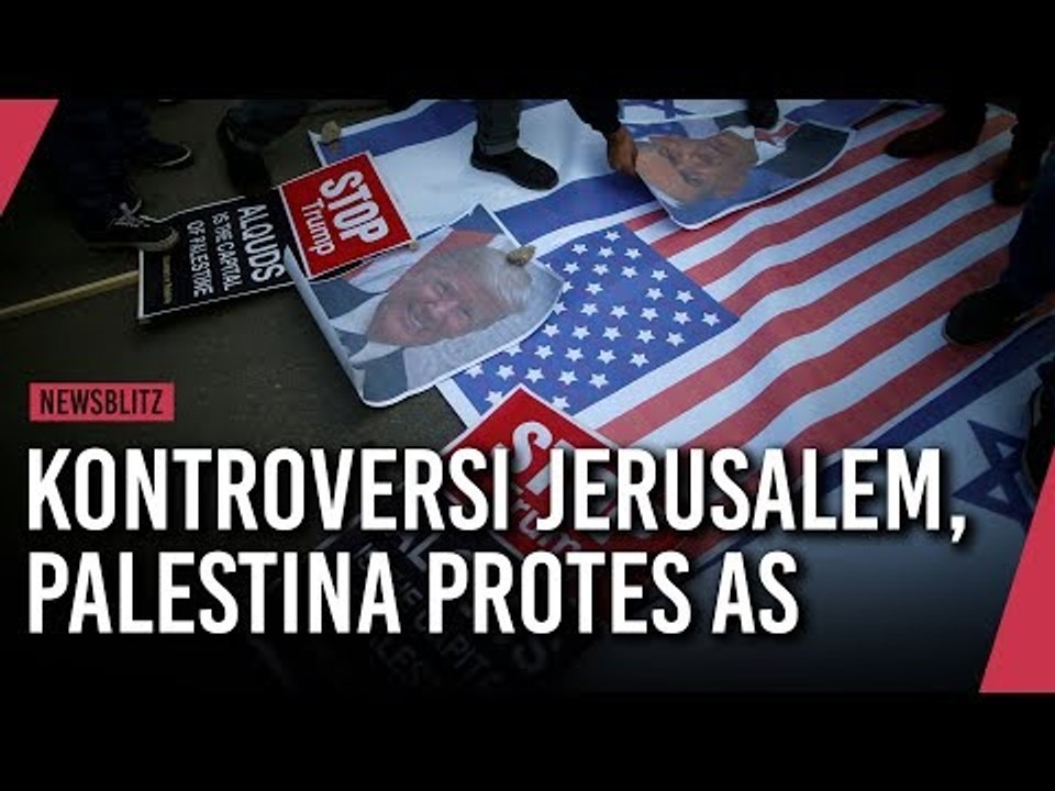 Kontroversi Jerusalem, Palestina Protes AS