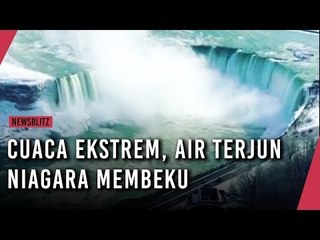 Cuaca Ekstrem, Air Terjun Niagara Membeku