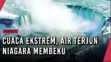 Cuaca Ekstrem, Air Terjun Niagara Membeku