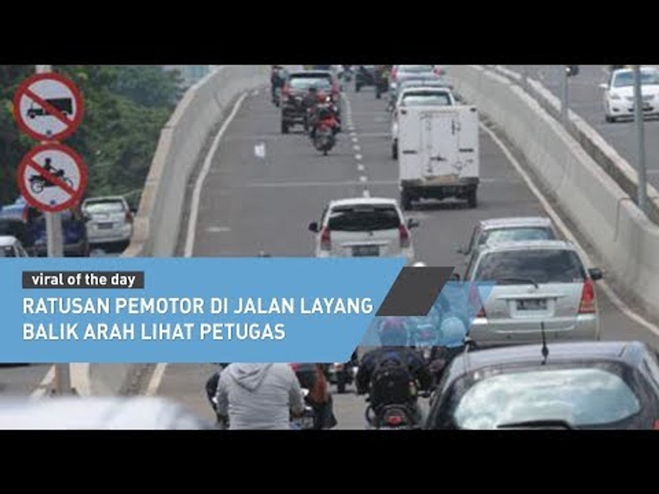 Tepergok Polisi, Aksi Ratusan Pemotor di Jalan Layang Casablanca Ini Bikin Geleng-Geleng