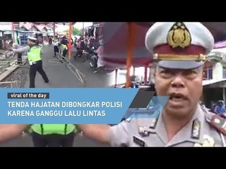 Nekat Bangun Tenda Hajatan di Jalan, Ini yang Terjadi