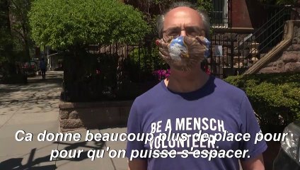Covid-19: à New York, des rues bloquées pour la distanciation sociale