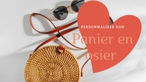 Tuto : personnaliser son panier en osier