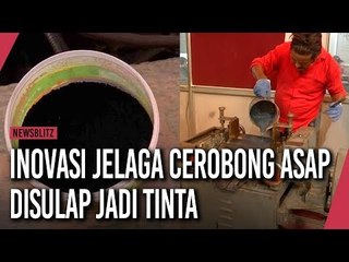 Inovasi Jelaga Cerobong Asap Disulap Jadi Tinta