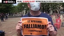 Coronavirus Fase 2, protesta ristoratori a Milano 