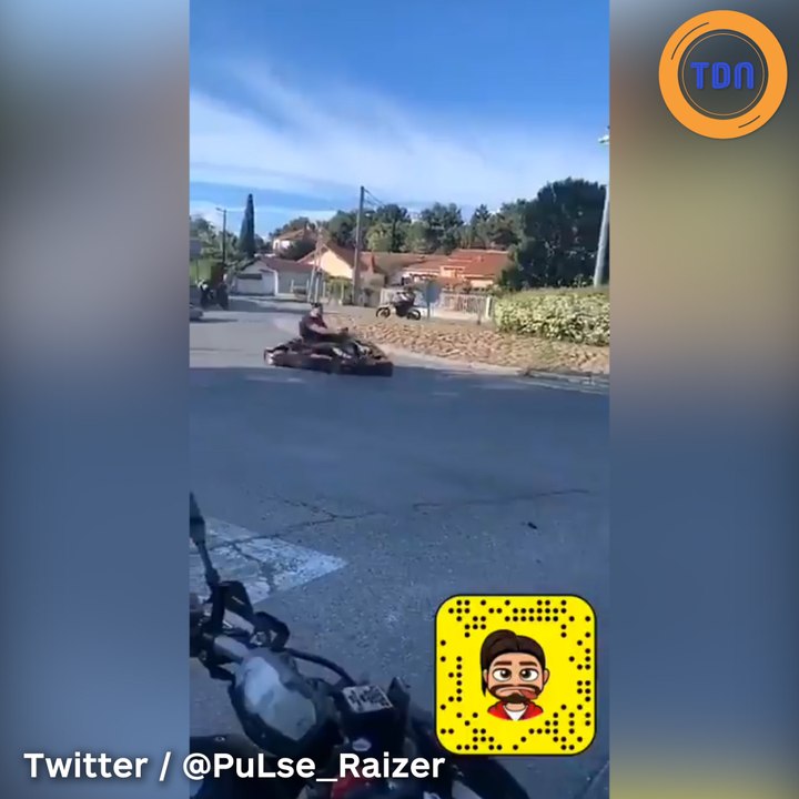 Marre d'être confinés, ces marseillais improvisent un parcours de karting !