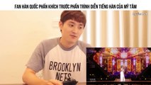 Fan Hàn Quốc phấn khích trước phần trình diễn tiếng Hàn của Mỹ Tâm