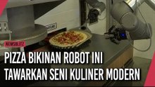 Pizza Bikinan Robot Ini Tawarkan Seni Kuliner Modern