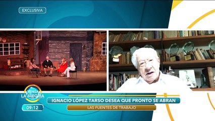 Ignacio López Tarso envía mensaje a todos los que se encuentran en cuarentena. | Venga La Alegría