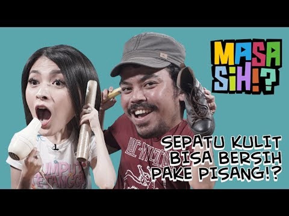 #MasaSih Eps.8 - Donita & Rispo Coba Bersihin Sepatu Kulit Pakai Pisang!?