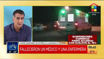TRAGEDIA EN CHUBUT | Se estrelló un avión sanitario: hay dos muertos