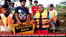 BANTUAN PERAHU SANGAT MEMBANTU POTENSI SAR SELAMATKAN KORBAN BANJIR