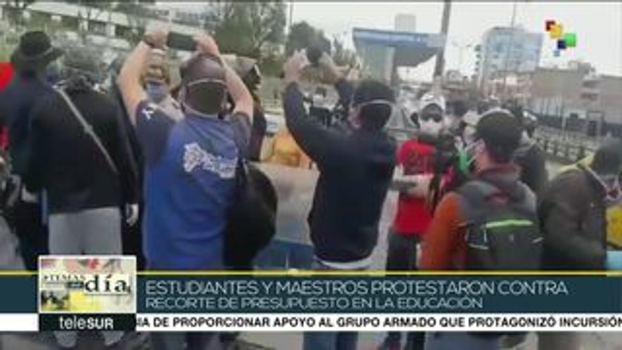 Ecuador: protestas contra recortes al presupuesto de educación