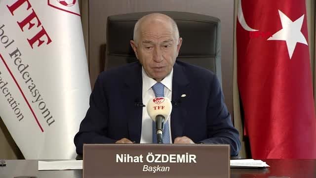 SPOR Nihat Özdemir basın mensuplarının sorularını yanıtladı