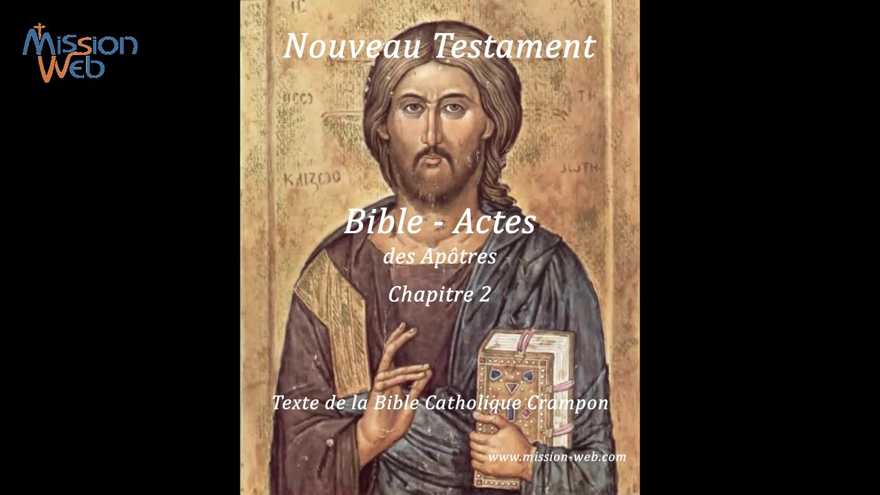 Actes - ch2 - Bible - Pentecôte, discours de Pierre