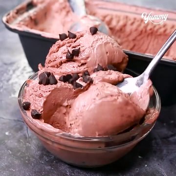 Homemade Chocolate Ice Cream With 3 Ingredients | Yummy