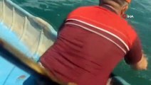 Balıkla fotoğraf çektiren olta avcısı ve tekne sahibine 15 bin lira ceza