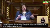 A ver Adriana Lastra, que 3 insultos por minuto, en 15 minutos son 45 insultos.